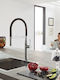 Grohe Groß Küchenarmatur Wand Schwarz