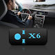 Hqx6 Car Bluetooth V4.1 Audio Music Player Receiver Adapter Support Wireless Hands-free & Tf Card & Usb Charge