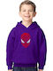 Kinder-Sweatshirt mit Kapuze Purple