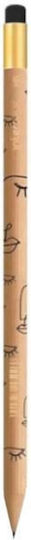 Pencil Eraser Line Art Mushroom Interdruk 5902277295026