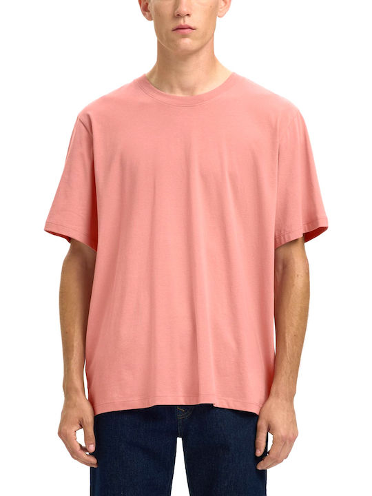 Selected Neck Tricou Pink