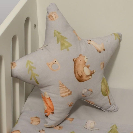 Decorative Star Pillow 37×37 Cm Design 427 Oliver Baby Oliver Baby