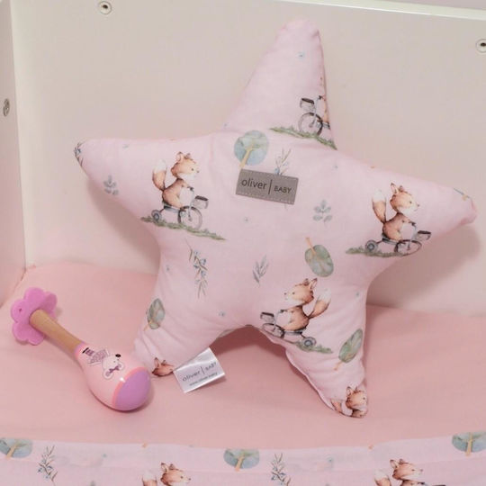 Dekoratives Sternkissen 37×37 cm Design 426 Baby Oliver