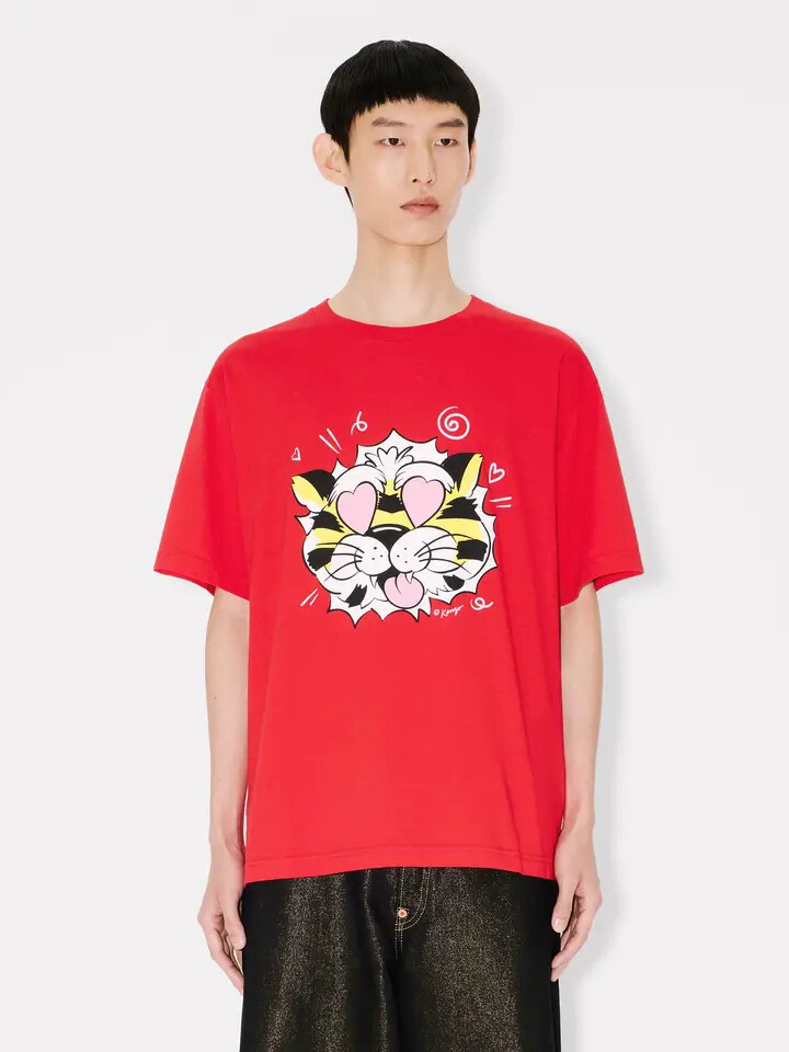 Kenzo Tricou Wild Tiger Cireș FG55TS4034SG_CH | Skroutz Romania