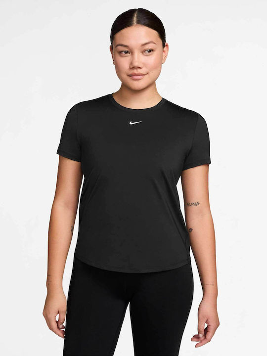 Nike One Classic Women's Blouse Short Sleeve Black