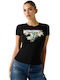Triangle Γυναικείο T-shirt Black
