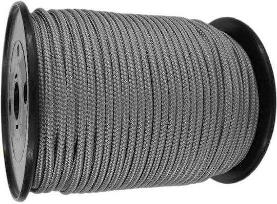 Σχοινί Πλεκτό Dyneema 3200kg Γκρι 6mm 1m