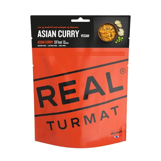 Real Turmat Asian Curry-rt Έτοιμο Γεύμα με Ρύζι 469kcal 132gr - 5 Έτη
