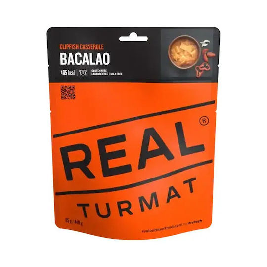 Real Turmat Bacalao-rt Mese Deshidratate Cu Cartofi Pește 386kcal 85gr 5 Ani