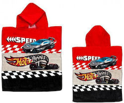 Πόντσο Παιδικό 55x55cm Hot Wheels Carbotex Hw202024 Πόντσο Παιδικό 55x55cm Hot Wheels Carbotex Hw202024