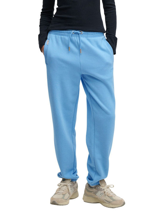 Superdry Ovin Γυναικείο Υφασμάτινο Παντελόνι Blue