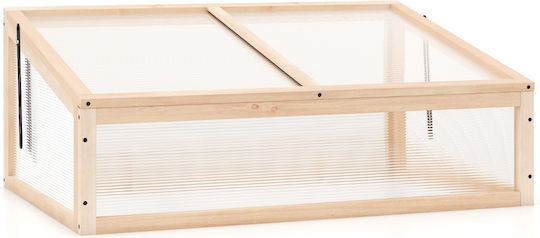 Costway GT4597OR Θερμοκήπιο με Ξύλινο Σκελετό 40x94x63cm