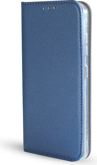 Pocket Book Piele / Silicon Albastru (Moto G42)