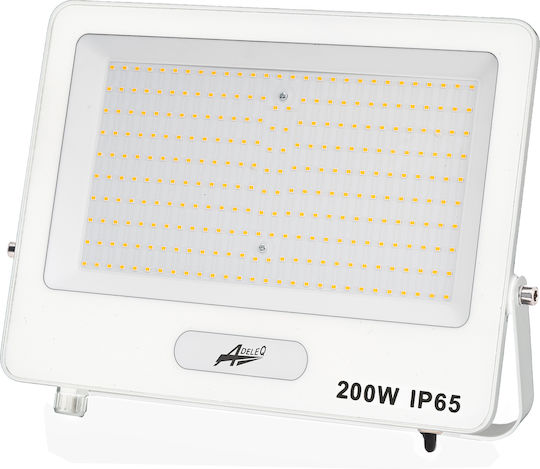 Adeleq Wasserdichter LED Flutlichter 200W Kaltweiß 6200K mit Bewegungssensor IP65