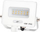 Adeleq Wasserdichter LED Flutlichter 10W Natürliches Weiß 4000K mit Bewegungssensor IP65