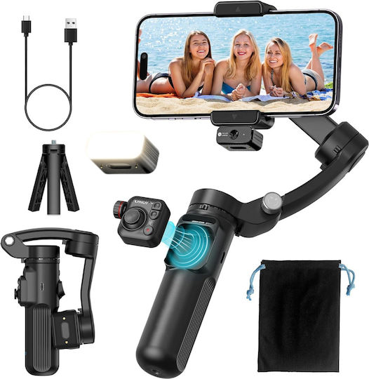 Gimbal für Mobiltelefone Schwarz
