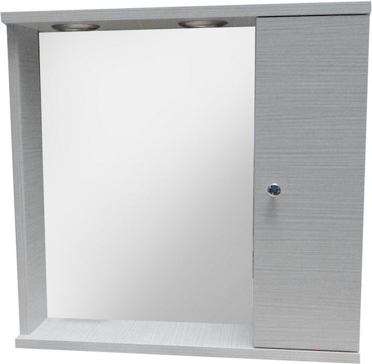 Piccadilly Piccadilly Bathroom Mirror with Gray Cabinet
