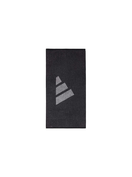 adidas Gymnastikhandtuch Baumwolle Schwarz 50x100cm
