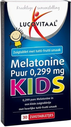 Lucovitaal Melatonină Pure Kids Supliment Pentru Stres și Somn 30 Comprimate