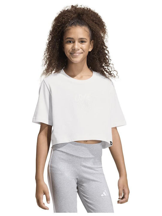 adidas Crop Top Λευκό