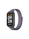 Xiaomi Intelligenter Band 8 Active Mijobs Tragbare Bänder Nylon Lila Blau