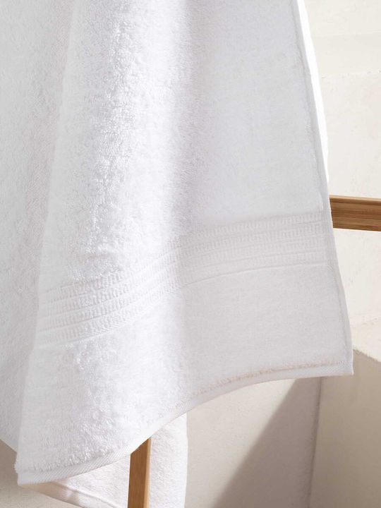 Homelovers Πετσέτα Χεριών 68x137εκ. Λευκή Βάρους 500gr/m²