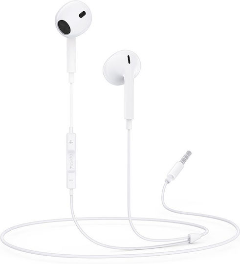 Yesido YH39 Handsfree cu două căști cu mufă 3.5mm Alb
