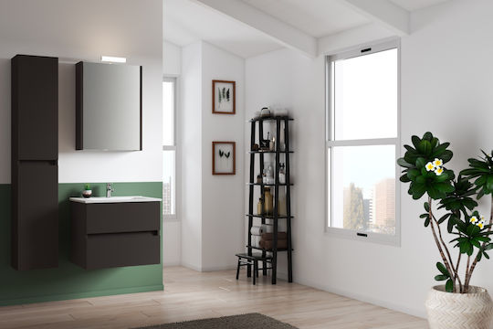Cosmos 60cm Hanging Bathroom Base Anthracite Grey