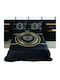 Makis Tselios Home Duvet Set Queen 220x240cm Medusa Black 3pcs