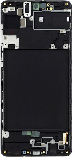 Samsung A715 Galaxy A71 Lcd Display + Touch Unit Black Service Pack