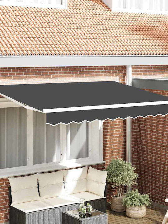 vidaXL Τέντα Βεράντας με Led Γκρι 3x2m