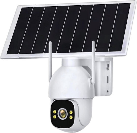 Anga AQ-8129IBW IP Κάμερα Παρακολούθησης 4G Full HD+ 3MP Αδιάβροχη Μπαταρίας με Αμφίδρομη Επικοινωνία και Φακό 3.6mm