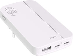 Force Power 10000mAh 65W Λευκό