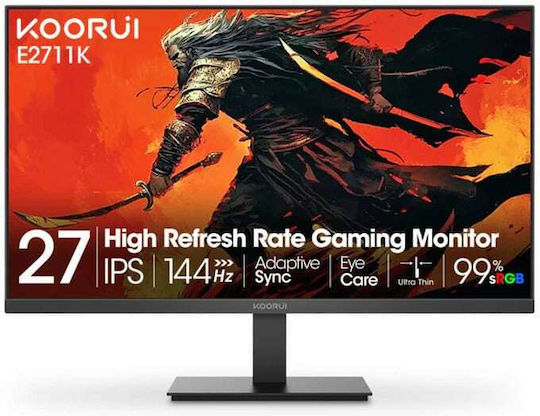 Koorui E2711K IPS HDR Gaming Monitor 27" FHD 1920x1080 144Hz with Response Time 5ms GTG