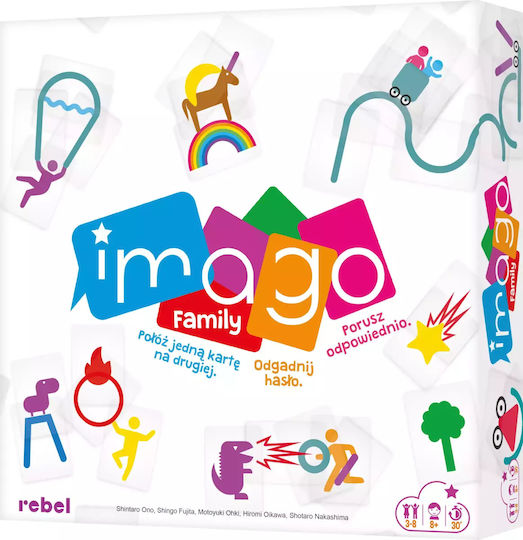 Board Game Imago Family for 3-8 Players 8+ Years Old (PL) Rebel
