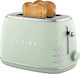 Sweiss Toaster 2 Schlitze 850W Grün