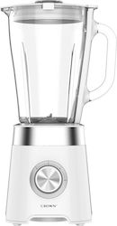 Crown Blender cu Cană din Plastic 1,5 l 500W Alb CB-5077D