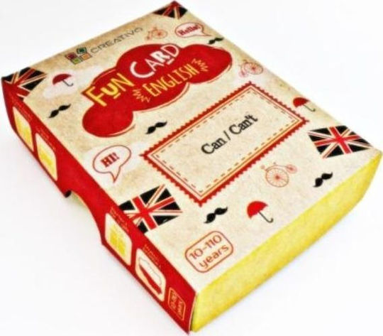 Fun Card English Can't Creativo Fun Card English Can't Creativo