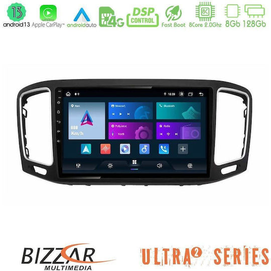 Bizzar Auto-Audiosystem für Volkswagen Sharan 2010-2015 (Bluetooth/USB/WiFi/GPS/Apple-Carplay/Android-Auto) mit Touchscreen 9"