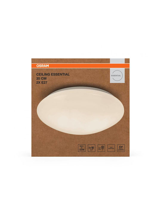 Osram Plafonieră de Tavan Albă cu Soclu E27