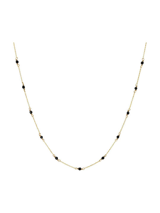 Halskette Rosenkranz aus Gold 9 K