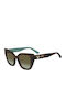 Moschino Unisex Sunglasses with Brown Horn-Rimmed Frame and Brown Lenses MOL098/S 2VM/BC
