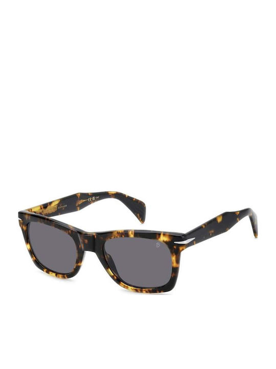 David Beckham Unisex Sunglasses with Purple Fra...