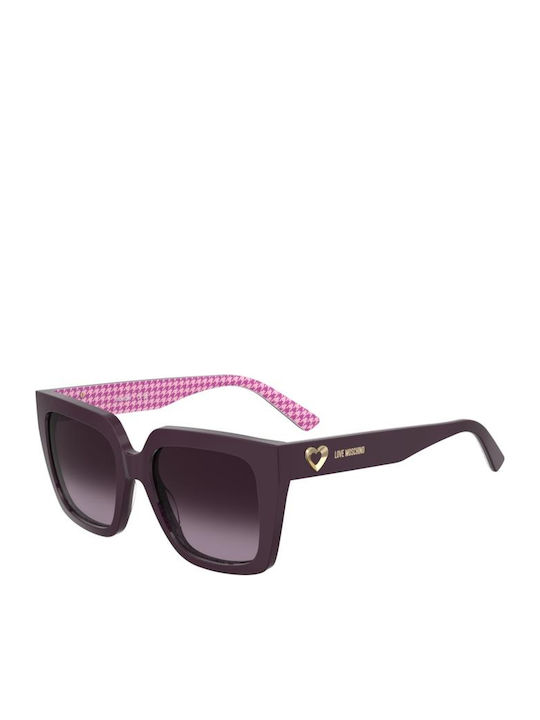 Moschino Unisex Γυαλιά Ηλίου με Μωβ Κοκκάλινο Σ...