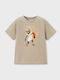 Tricou pentru copii Bej Good Day