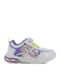 Kinder Sneakers mit Lichtern Silber