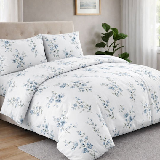 DeLuxe Pucioasa Set Double 200x220 Donna Bleu