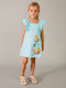 Girls Sleeveless Blue Dress