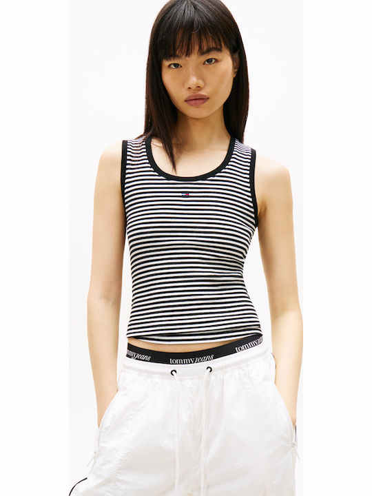 Tommy Hilfiger Neck Women's Blouse Cotton Sleev...