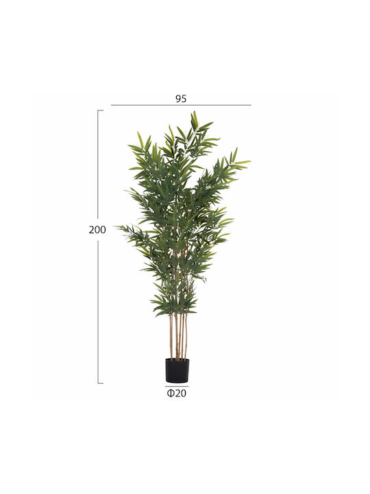 Декоративно Изкуствено Растение Бамбук В Саксия 20x95x200см 0419687